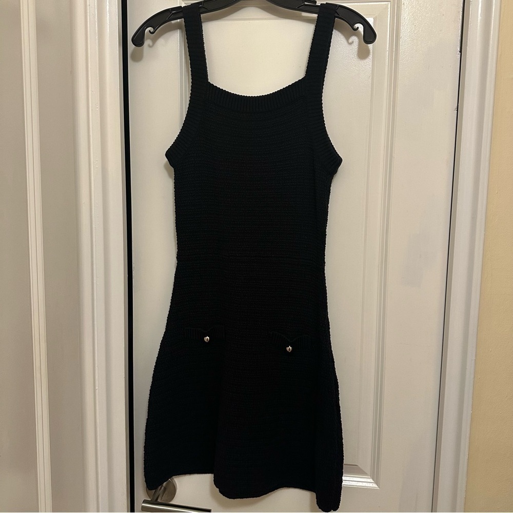 H&M Black Knit Mini Dress - Picture 2 of 8